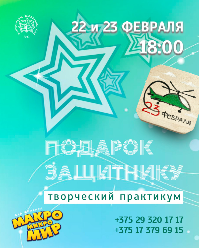 Падарунак Абаронцу! Творчы практыкум