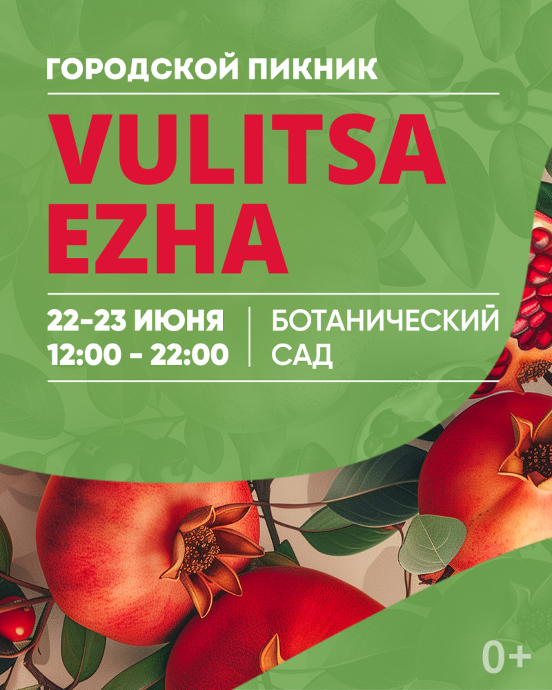 Городской пикник Vulitsa Ezha!(22.06)