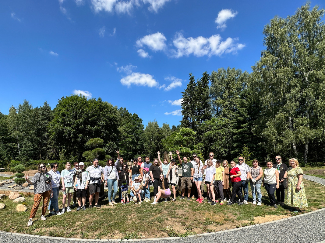 On July 8, 2023, a ceremonial planting of unique coniferous and ornamental plants took place at the new exhibition "Japanese Garden"